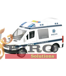 Mașină cu inerție 1:16 "Police Van" (lumini, sunete)
